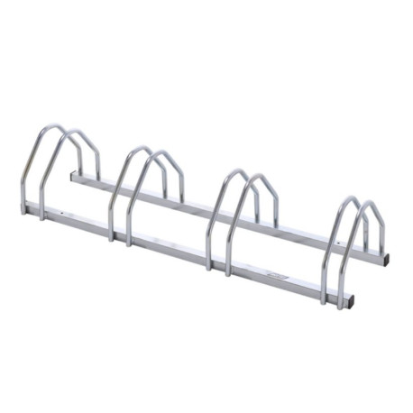 Râtelier 4 vélos - 3 largeurs de pneus différentes