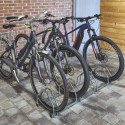 Râtelier 4 vélos - 3 largeurs de pneus différentes