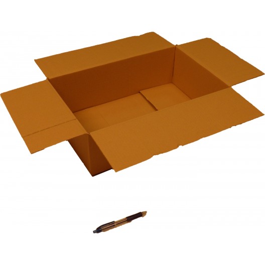 Carton simple cannelure 45x28x15 cm