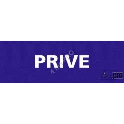 Panneau rectangulaire Privé