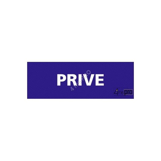 Panneau rectangulaire Privé