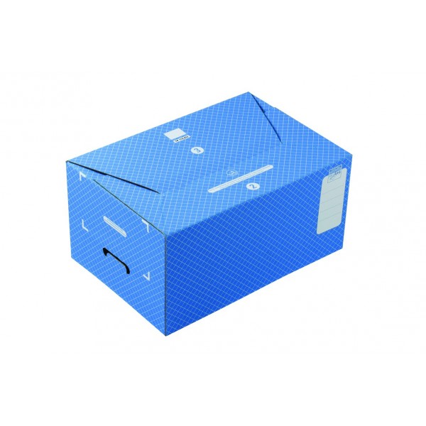 Containers pour Boite archive Manuel 35 x 35 x 28 cm Bleu - par