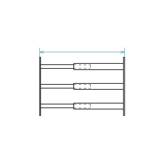 Grille de défense télescopique de 99 à 188 cm de long pour fenêtre de 39 à 52 cm de haut