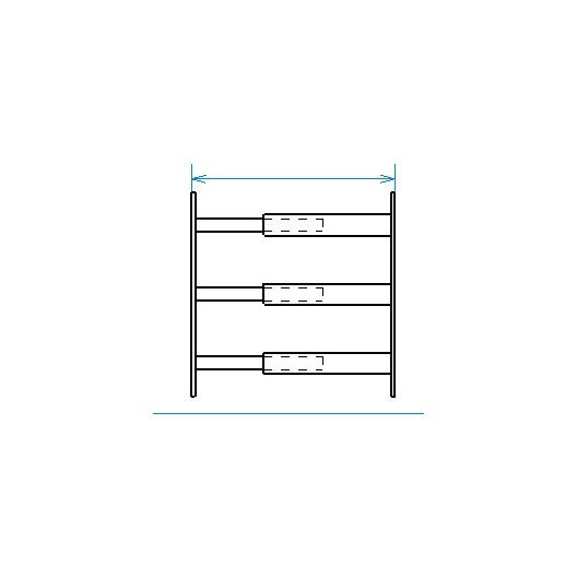 Grille de défense télescopique de 55 à 103 cm de long pour fenêtre de 39 à 52 cm de haut