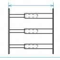 Grille de défense télescopique de 55 à 103 cm de long pour fenêtre de 39 à 52 cm de haut