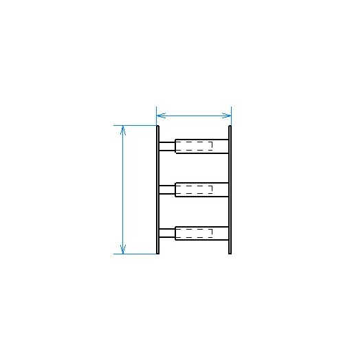 Grille de défense télescopique de 30 à 55 cm de long pour fenêtre de 39 à 52 cm de haut