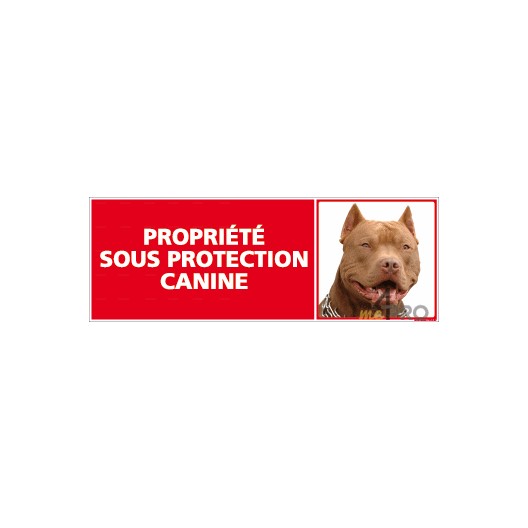 Panneau de signalisation Propriété sous protection canine 4