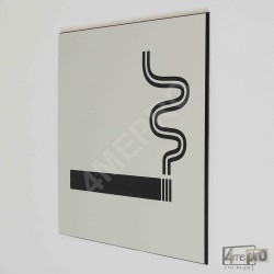 Plaque de porte "fumeur" Pictogramme