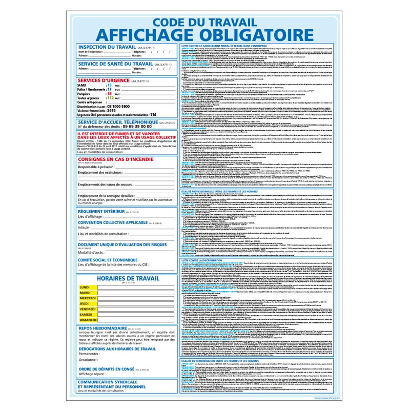 Panneaux de réglementation